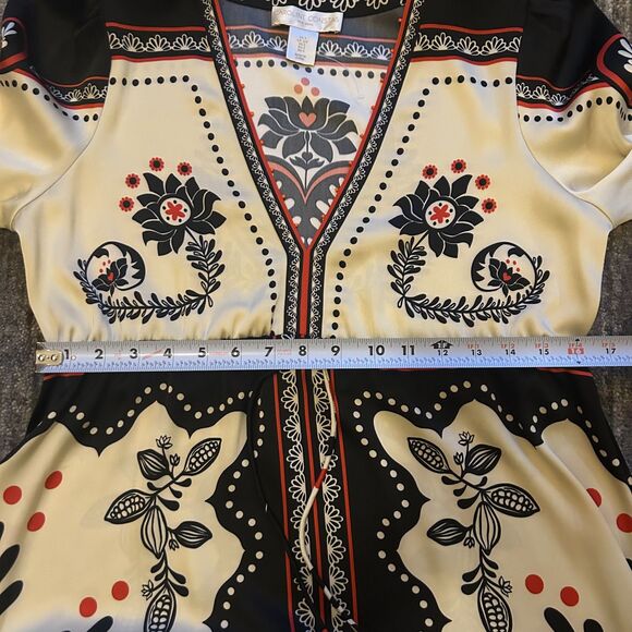 Caroline Constas Scarf Long Sleeve Maxi Dress, NWOT, Size S - Picture 9 of 12